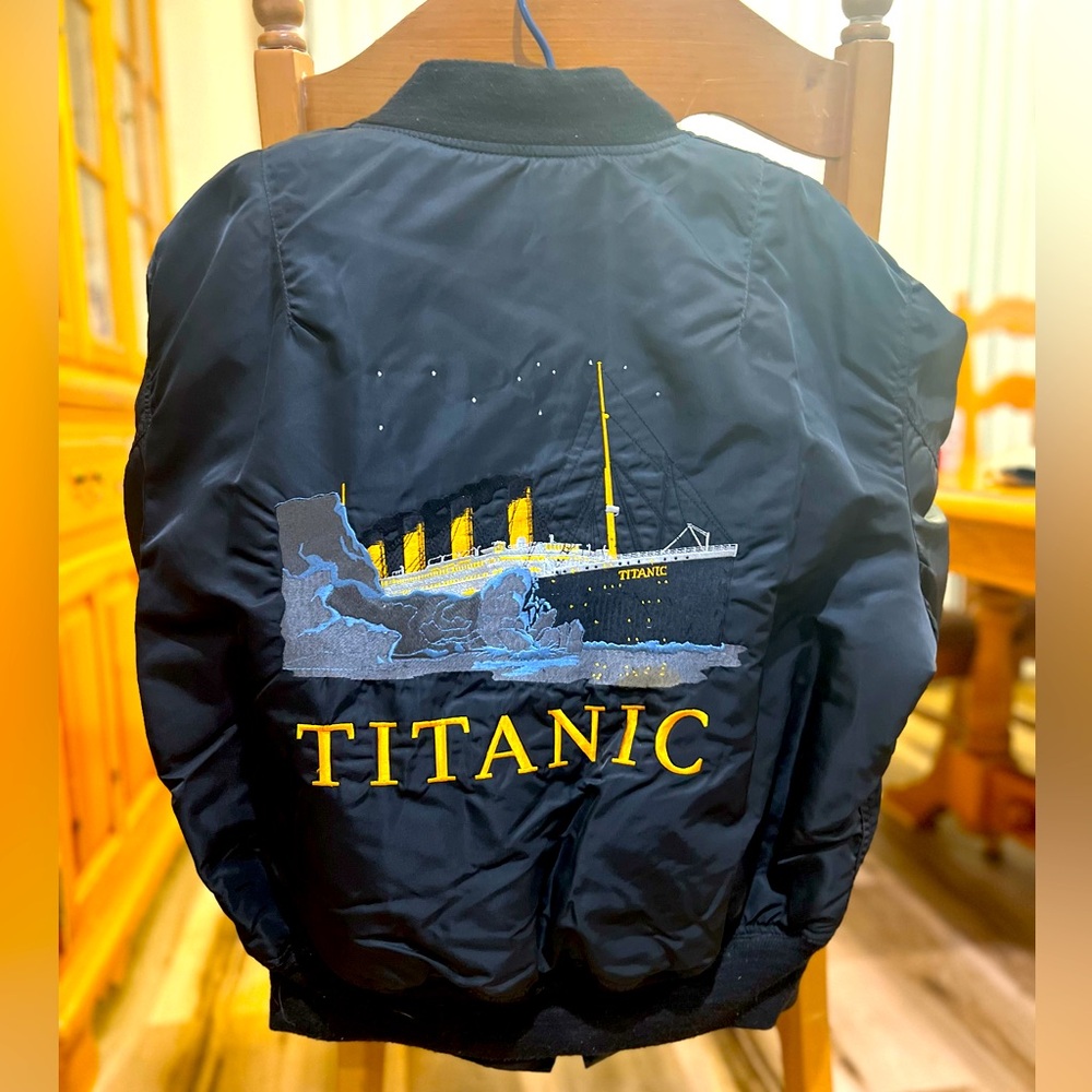 Rare "Titanic" movie bomber jacket.  Makes a nice warm winter season coat.